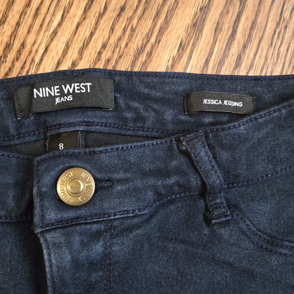 Nine West Women's Deep Indigo Jessica Jegging - Picture 2 of 4